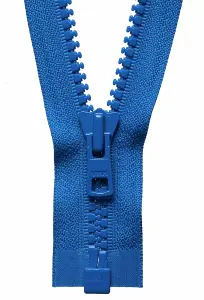 HYV/W O/E ZIP 56CM - Vislon Heavyweight Open End Zip: 56cm: Bright Blue - YKK