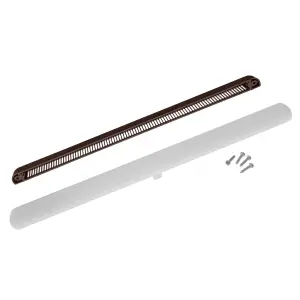 Simon Framevent Trickle Vent (10 Pack) - 3180EA (400mm), Brown / White (Inside)