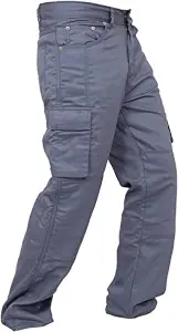 SSS Mens Work Trousers Cargo Multi Pockets Work Pants, GREY, 40in Waist - 34in Leg - Large