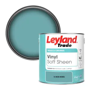 Leyland Trade Vinyl Soft Sheen Walls & Ceilings Emulsion Paint (S 3030-B30G) - 2.5L