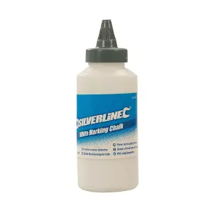 Silverline (CB63W) White Marking Chalk 250g