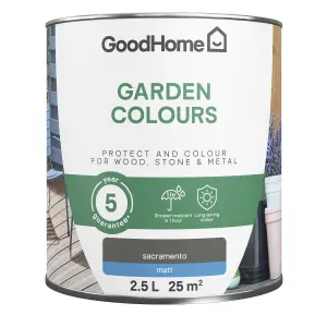 GoodHome Colour It Sacramento Matt Multi-surface paint, 2.5L