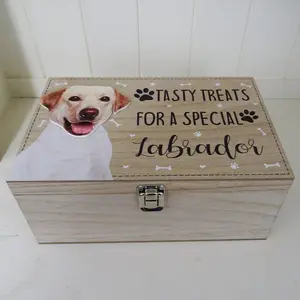 Labrador Dog Treat Box Delgado Decorative Box