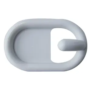 White ABS plastic Medium Space Hook (H)42mm (W)25mm, Pack of 2