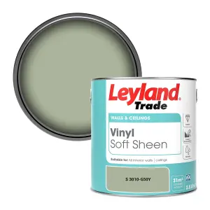 Leyland Trade Vinyl Soft Sheen Walls & Ceilings Emulsion Paint (S 3010-G50Y) - 2.5L