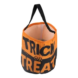 25cm W x 30cm D Halloween Trick or Treat Candy Bag Fabric Bag