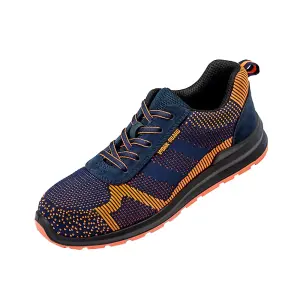 Result Work Guard Adults Unisex Hardy Safety Trainer Navy/Orange (9 UK)