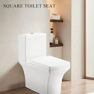 Square Soft Close Quick Release Toilet Seat