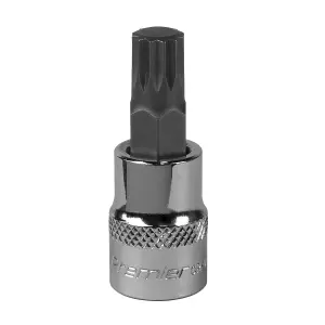 Sealey M10 3/8" Drive Spline Socket Bit Forged Chrome Vanadium Steel Tool SBS008