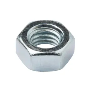 Diall M8 Carbon steel Lock Nut, Pack of 200