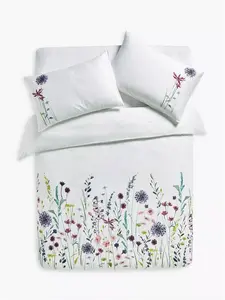 John Lewis Soft And Silky Leckford Duvet Cover And Pillowcase Set