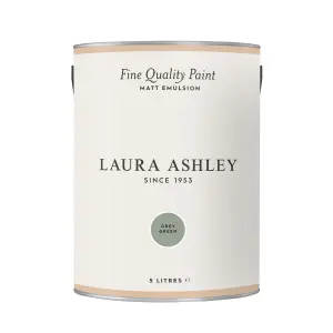 Laura Ashley Grey Green Matt Emulsion paint, 5L