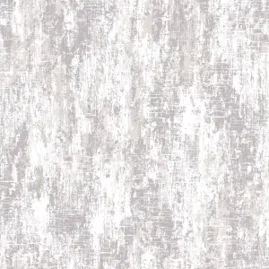 Laura Ashley Whinfell Moonbeam Metallic effect Industrial Smooth Wallpaper Sample