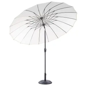 Garden Market Parasol 2.55 m Light Beige BAIA