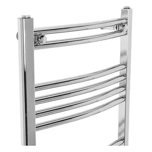 Right Radiators 1000x500 mm Bathroom Curved Heated Towel Rail Radiator Warmer Ladder Chrome