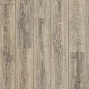 Harro Mill Oak Brown Wood Effect Laminate Flooring 8mm Thick, Suitable for Underfloor Heating 1.995 m²Per Pack