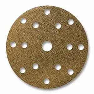 150mm 15 hole P60 SIA Aluminium oxide hook and loop back sanding discs. Price per 50 discs.