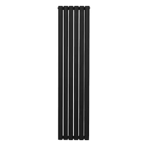 Oval Radiator - 1600 x 360mm - Black