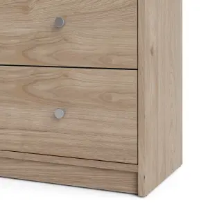 May Chest of 6 Drawers (3+3) in Jackson Hickory Oak