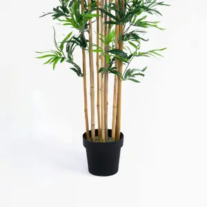 Blooming Artificial - Oriental Bamboo Bundle - Faux Garden Plants - Outdoor Tree