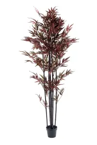 Bamboo Tree Red & Green 180cm artificial tree