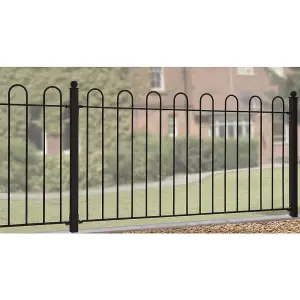 COURA Hoop Top Garden Fence Panel 1830mm GAP x 950mm High CRZP01