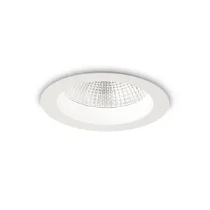 Luminosa Basic LED 1 Light Recessed Spotlight White IP44