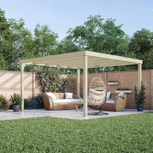 Box Pergola - Wood - L180 x W240 x H270 cm - Light Green