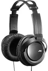 JVC Wired Headphones HA-RX330-E Over-The-Head 3.5 mm Connector Black