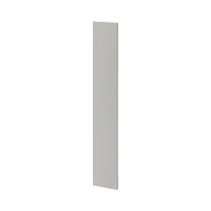 GoodHome Stevia Matt pewter grey Slab Tall wall Cabinet door (W)150mm (H)895mm (T)18mm