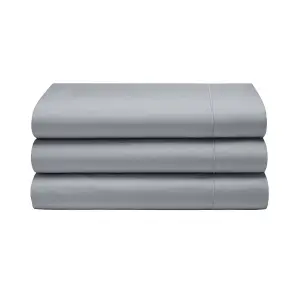 Belledorm 400 Thread Count Egyptian Cotton Flat Sheet Platinum (Single)