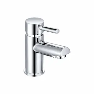 Nes Home Cloakroom Mono Sink Basin Mixer Tap Bathroom Taps Chrome Faucet and Waste