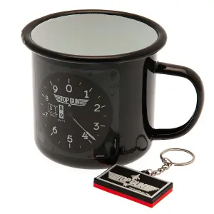 Top Gun Enamel Mug Set Black/Red (One Size)