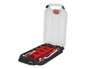 x2 Keter Stack N Roll Organiser Half Footprint Tool Box Case KETSNRHORG 253381