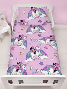 Minnie Mouse Believe Junior Toddler Duvet Cover Set