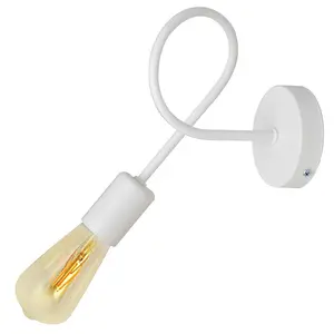 Luminosa Oxford Wall Lamp White 25cm