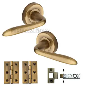 Sutton Door Handle Kit Antique