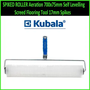 SPIKED ROLLER Aeration 700x75mm Self Levelling Screed Flooring Tool 17mm Spikes