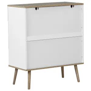 Beliani Modern 4 Drawer Chest White WALPI