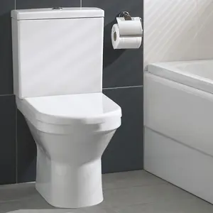 Vitra S50 rimless close coupled pan cistern and soft close seat