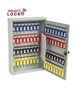 Phoenix Commercial Key Cabinet KC0600N 64 Hook with Net Code Electronic Lock.