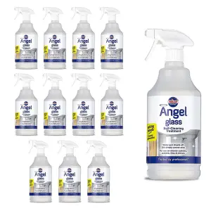 Nilco Angel Glass 12L Self Cleaning Treatment Cleaner For Mirrors Tiles Screens