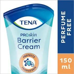 TENA Barrier Cream 150Ml - Water Repellent Skin Cream For Barrier Protection - Suitable For Sensitive Skin