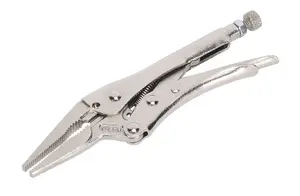 Sealey Locking Pliers Long Nose 170mm 0-50mm Capacity AK6824