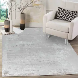 Modern Abstract Sprayed Grunge Texture Area Rugs Stone 120x170 cm