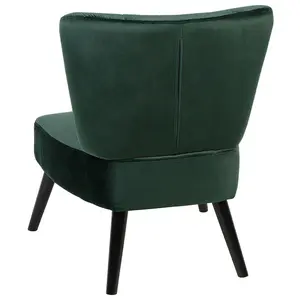 Armchair VAASA Velvet Emerald Green