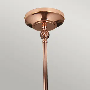 Luminosa Provence 1 Light Indoor Wall / Ceiling Light Polished Copper, E27