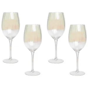 Set of 4 Wine Glasses MORGANITE Transparent