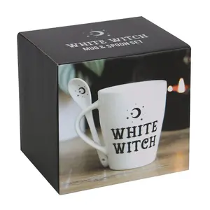 Something Different White Witch Mug Set White (One Size)