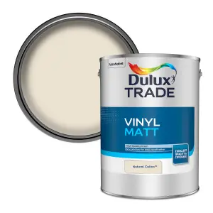 Dulux Trade Natural calico Matt Emulsion paint, 5L